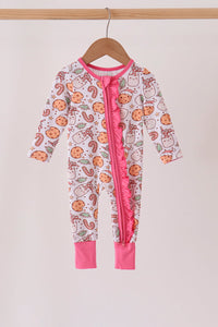 Milk cookie bamboo ruffle romper