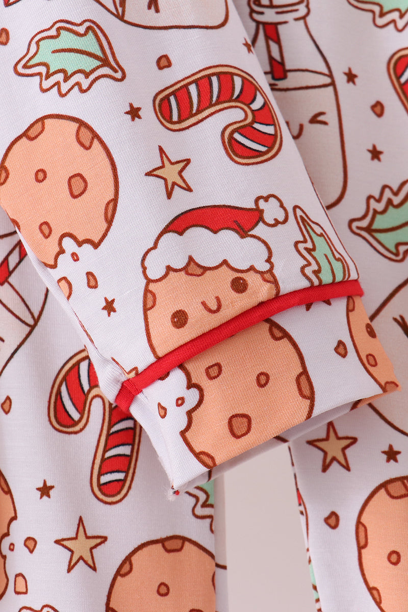 Milk cookie bamboo pajama set