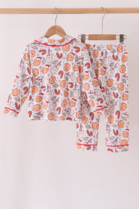 Milk cookie bamboo pajama set