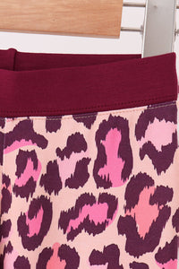 Leopard bamboo pajama set