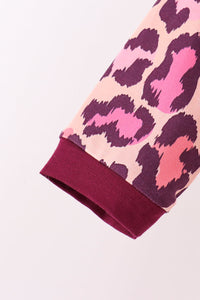 Leopard bamboo pajama set