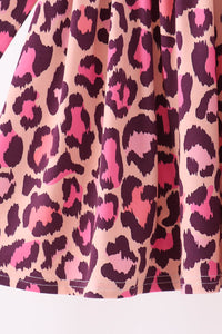 Leopard bamboo pants set