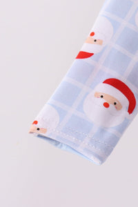 Santa Claus Zip Bamboo Romper