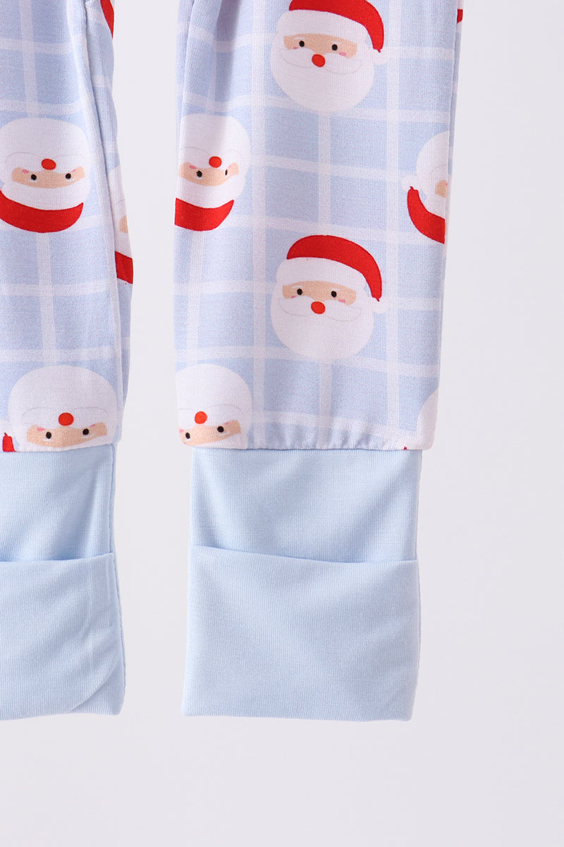 Santa Claus Zip Bamboo Romper