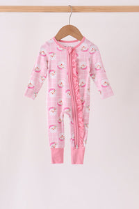 Santa Zip Bamboo Romper
