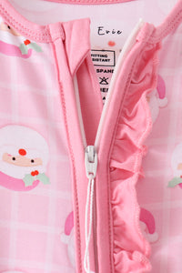 Santa Zip Bamboo Romper