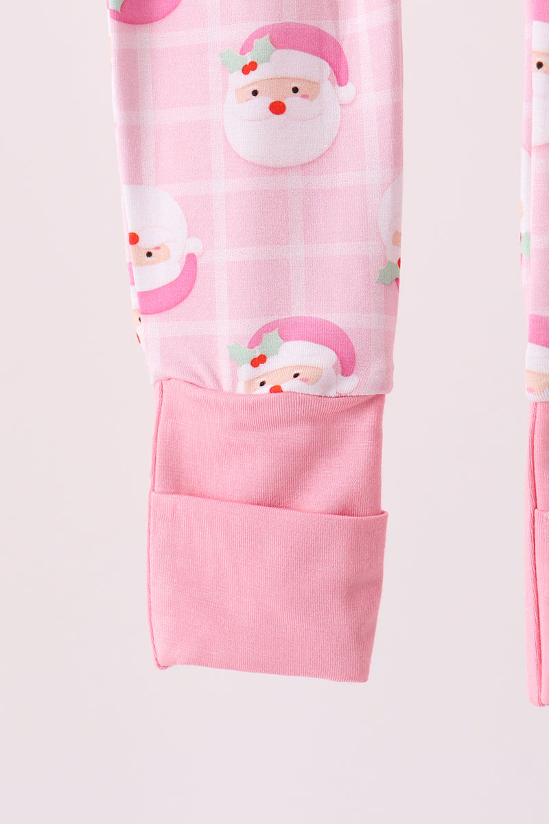 Santa Zip Bamboo Romper