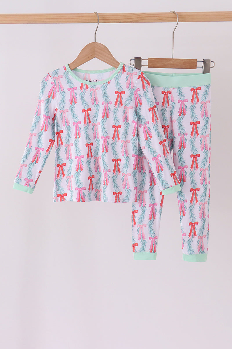 Christmas tree bamboo pants set