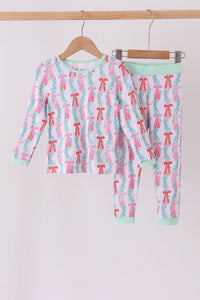 Christmas tree bamboo pants set
