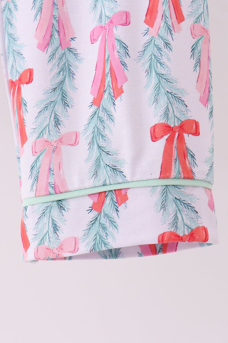 Christmas tree bamboo pajama set