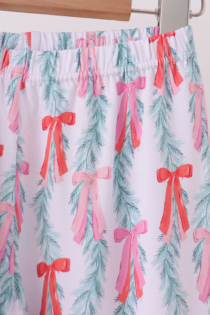 Christmas tree bamboo pajama set