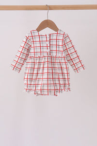 Santa Smocked Bow Bubble