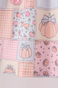 Pumpkin ruffle bloomer set