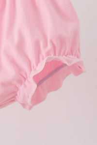 Pumpkin ruffle bloomer set