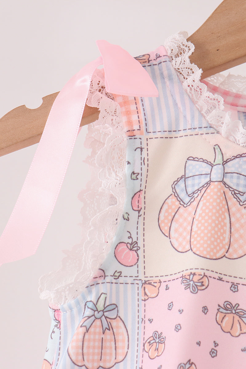Pumpkin ruffle bubble