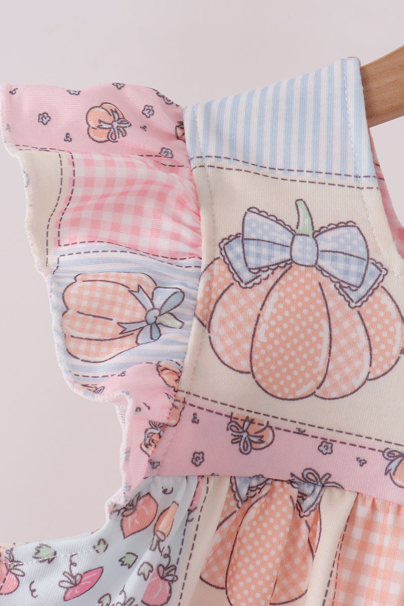 Pumpkin ruffle pants set