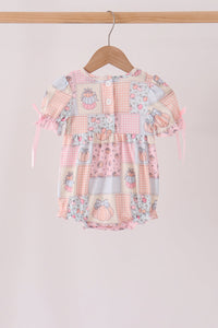 Pumpkin embroidery ruffle bubble