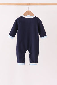 Airplane Embroidery Romper