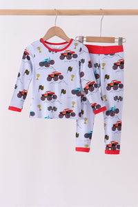 Racing Car Bamboo Pajama Set