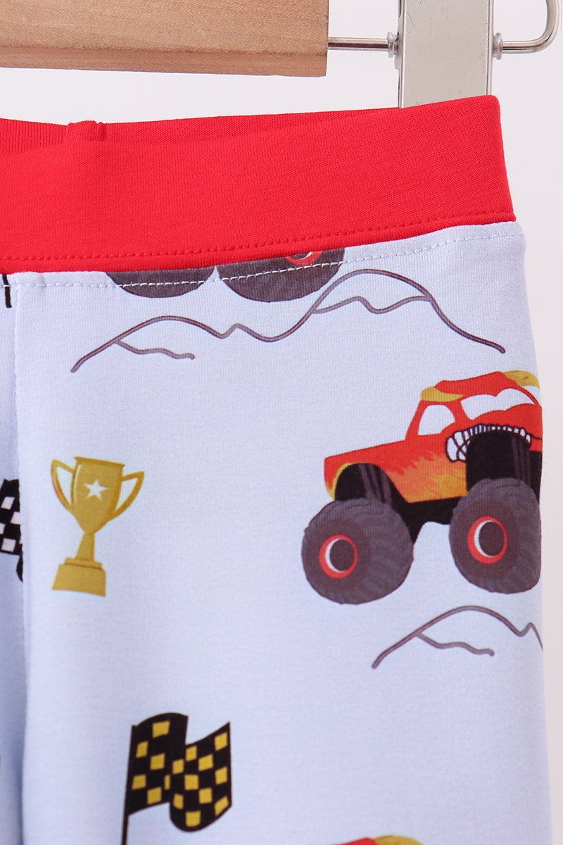 Racing Car Bamboo Pajama Set