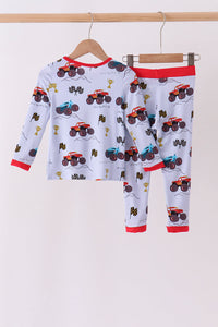 Racing Car Bamboo Pajama Set