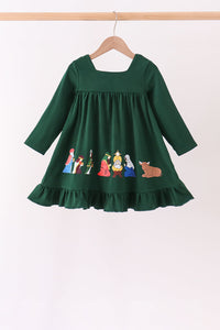 Nativity ruffle dress