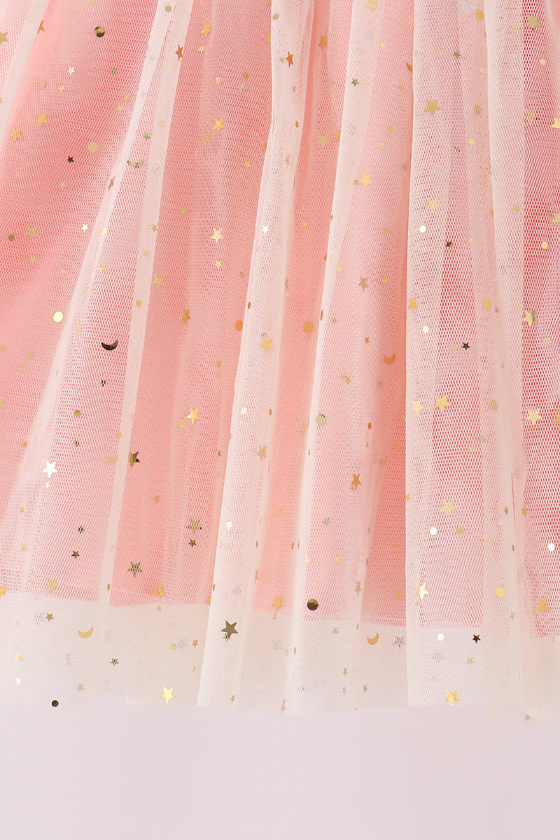 Gingerbread sequin tulle dress
