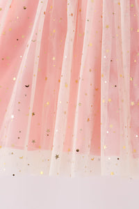 Gingerbread sequin tulle dress