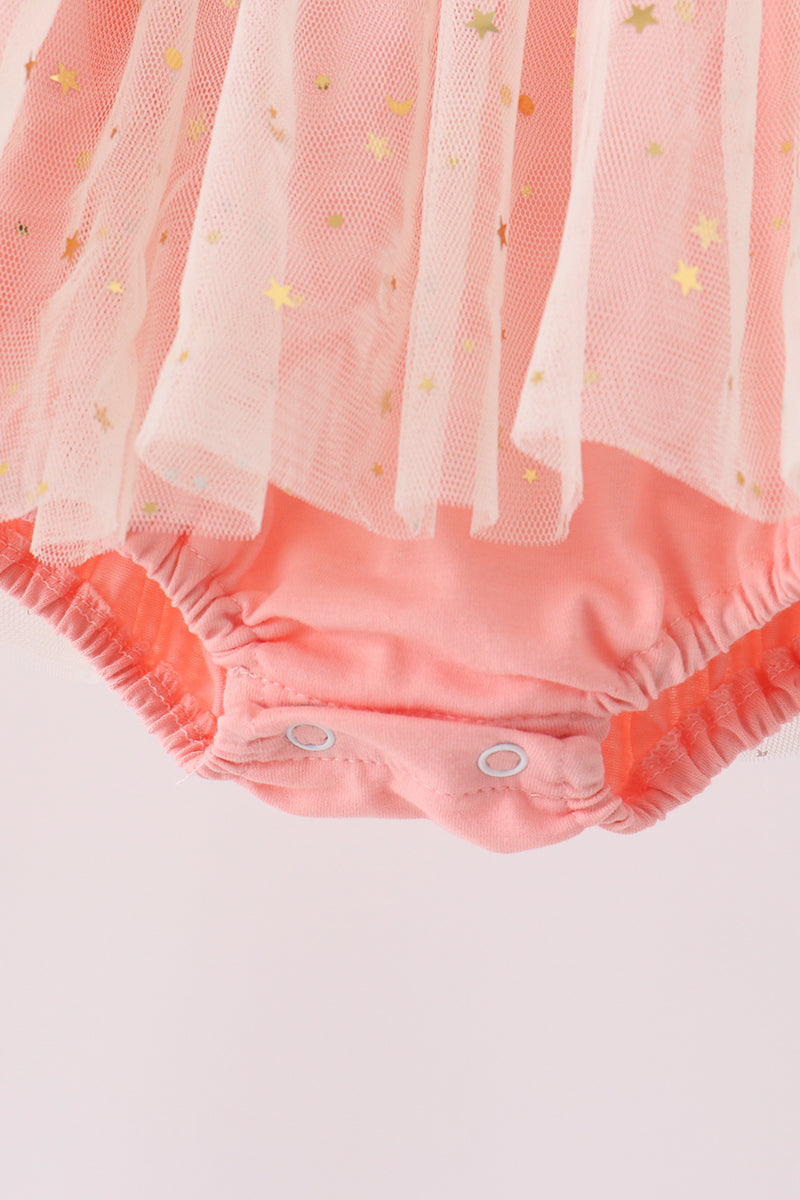 Gingerbread sequin tulle bubble