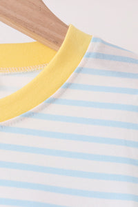 Excavator Applique Stripe Top
