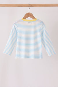 Excavator Applique Stripe Top