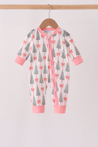 Christmas Tree Bow Romper