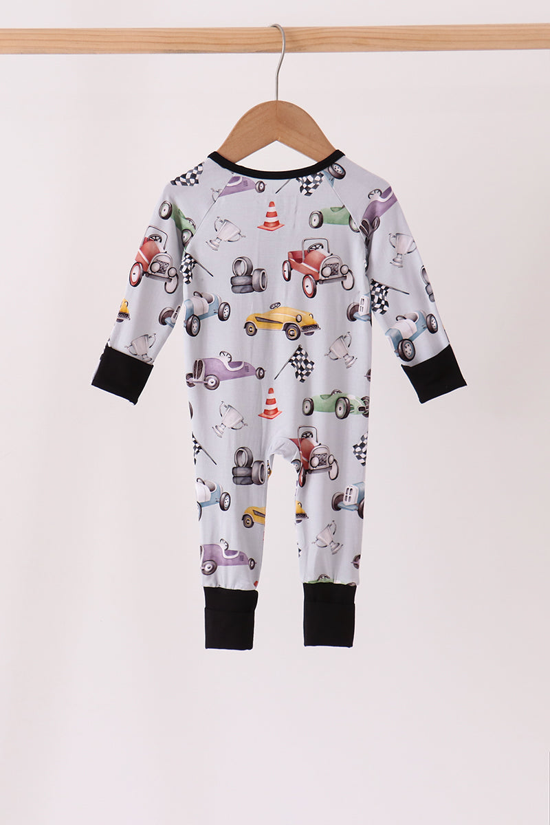 Racing Zip Bamboo Romper