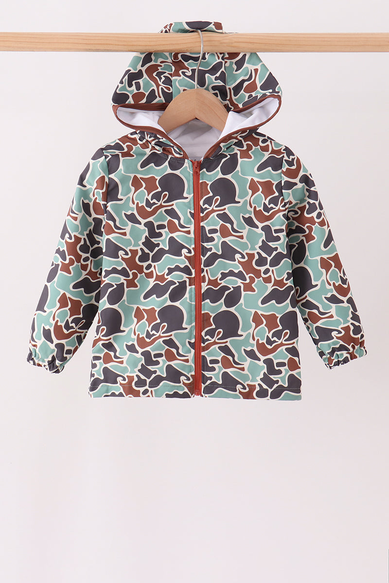 Camouflage Raincoat