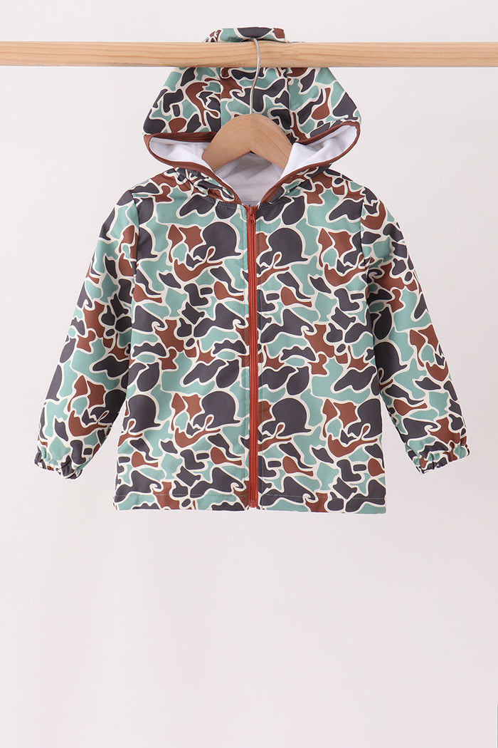 Camouflage Raincoat