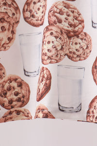 Milk Cookie Print Pants Set