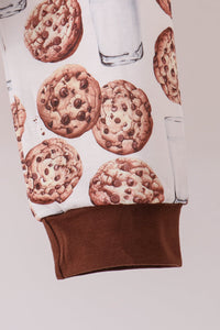 Milk Cookie Print Pants Set