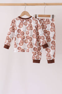 Milk Cookie Print Pants Set