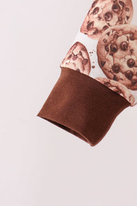 Milk Cookie Print Romper