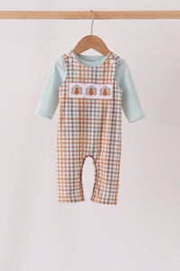 Turkey Embroidery Plaid 2pc set