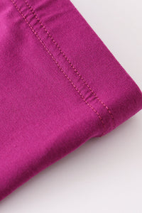 Purple Hollow Out Legging - Essential Southern Charm