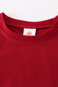 Maroon Blank Basic T-Shirt Adult Kids And Baby Bubble - Essential Southern Charm