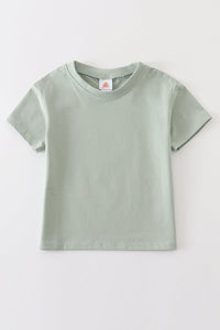 Sage Blank Basic T-Shirt Adult Kids And Baby Bubble - Essential Southern Charm