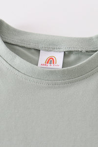 Sage Blank Basic T-Shirt Adult Kids And Baby Bubble - Essential Southern Charm