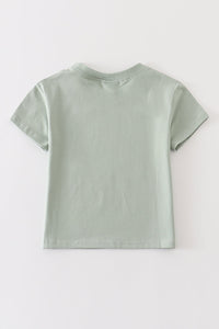 Sage Blank Basic T-Shirt Adult Kids And Baby Bubble - Essential Southern Charm