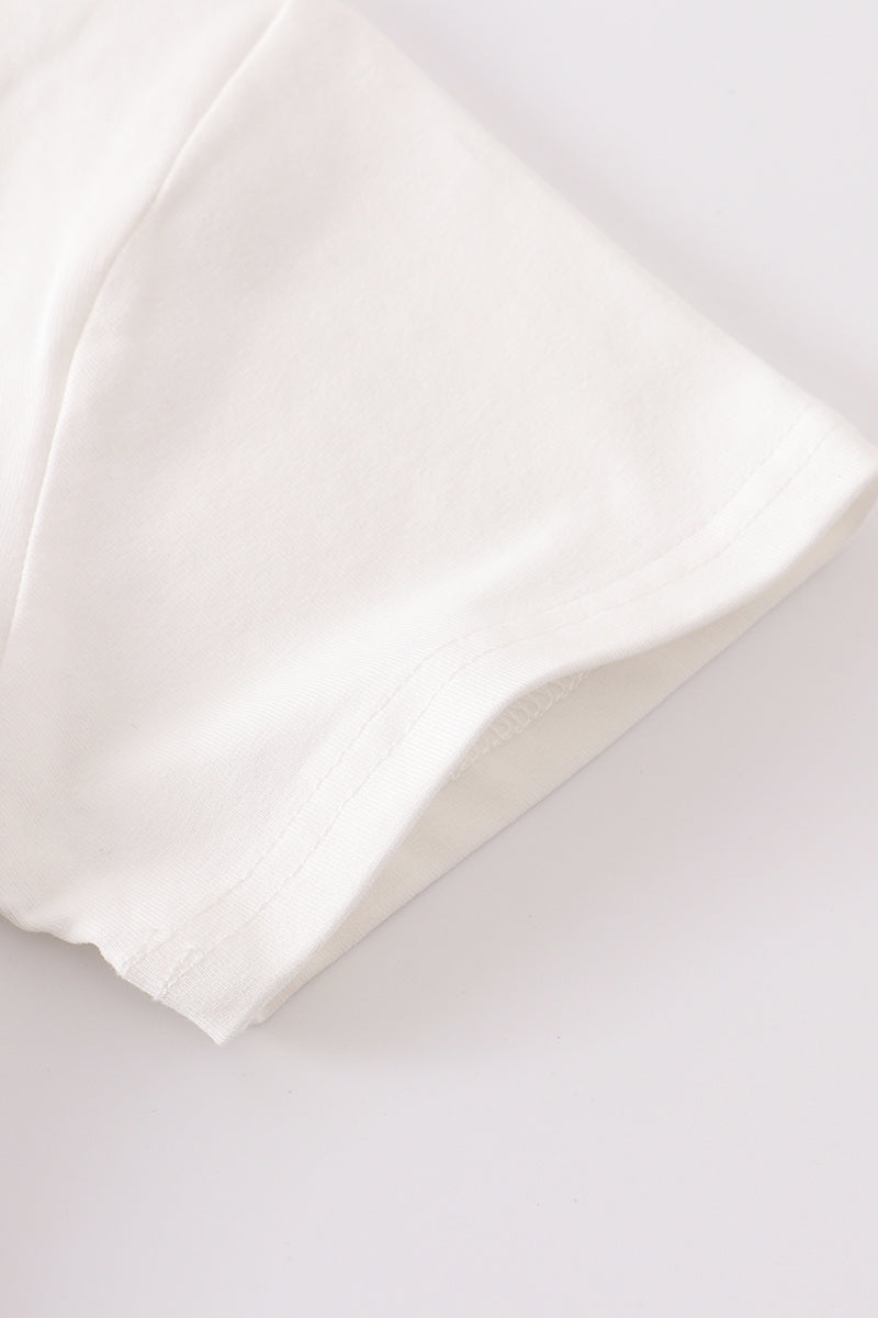 Cream Blank Basic T-Shirt Adult Kids And Baby Bubble - Essential Southern Charm
