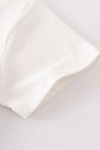 Cream Blank Basic T-Shirt Adult Kids And Baby Bubble - Essential Southern Charm