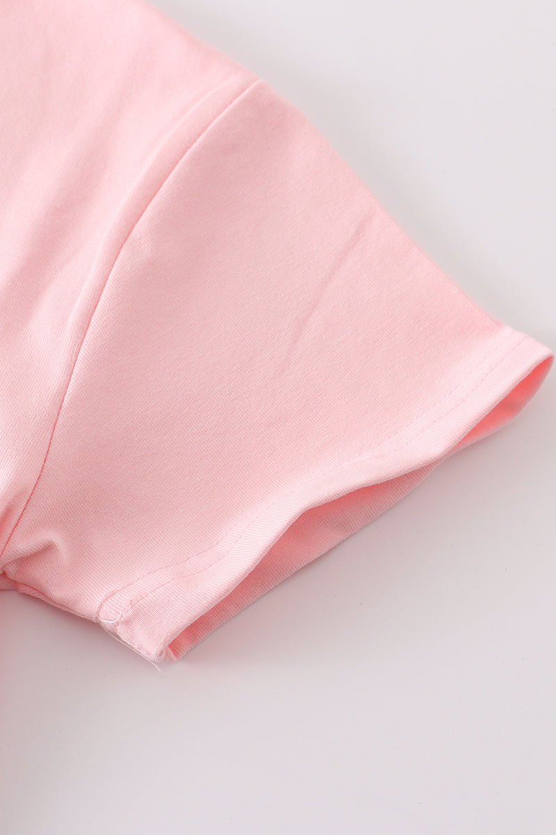 Pink Blank Basic T-Shirt Adult Kids And Baby Bubble - Essential Southern Charm