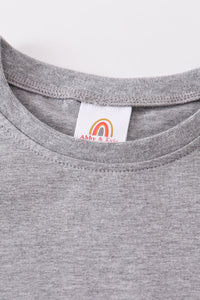 Gray Blank Basic T-Shirt Adult Kids And Baby Bubble - Essential Southern Charm