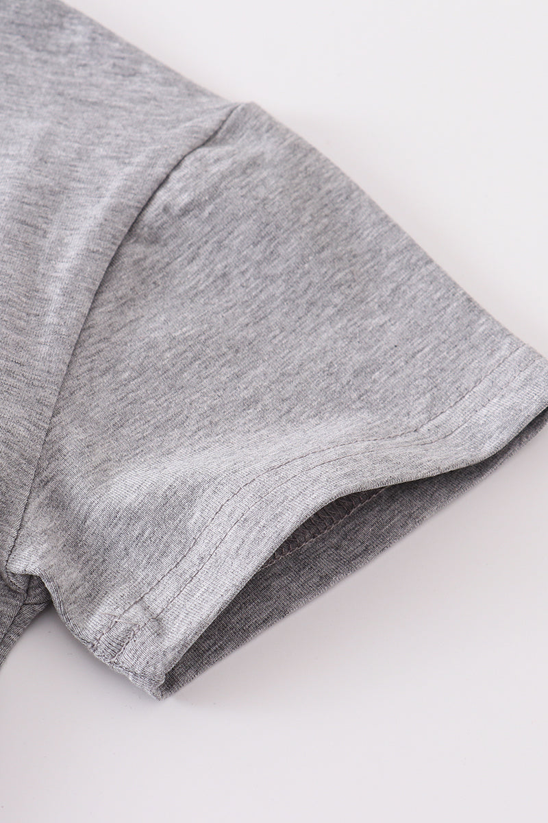 Gray Blank Basic T-Shirt Adult Kids And Baby Bubble - Essential Southern Charm